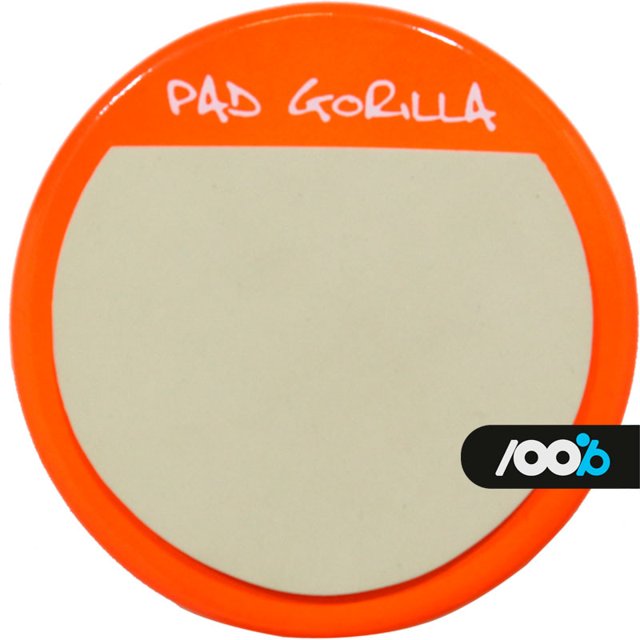 Pad de Estudo Gorilla 4" Mini Pad Com Rosca Laranja Neon (Lançamento)