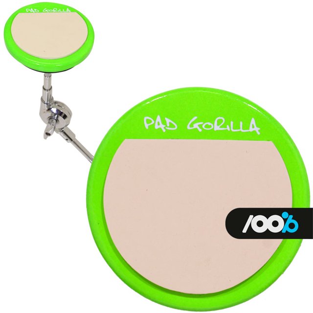 Pad de Estudo Gorilla 4" Mini Pad Com Rosca Verde Neon (Lançamento)