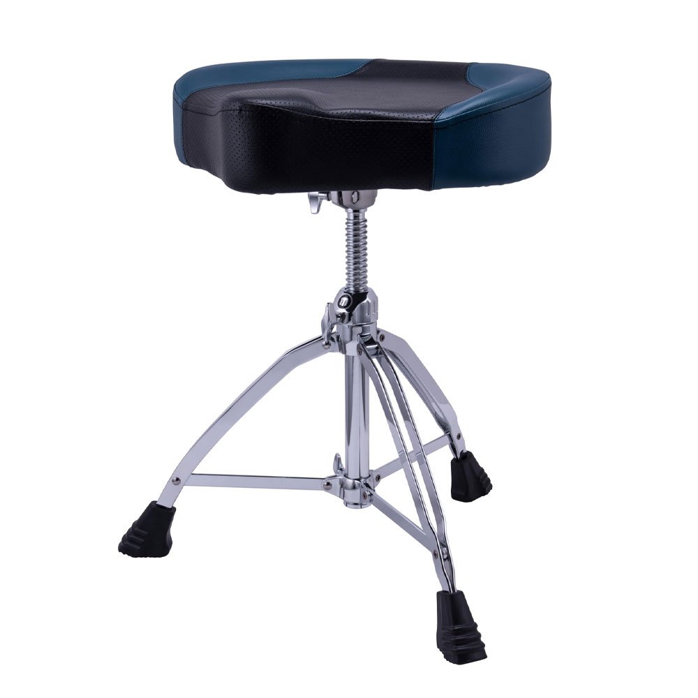 Banco Mapex New T855BL Selim Regulagem Altura Rosca Couro