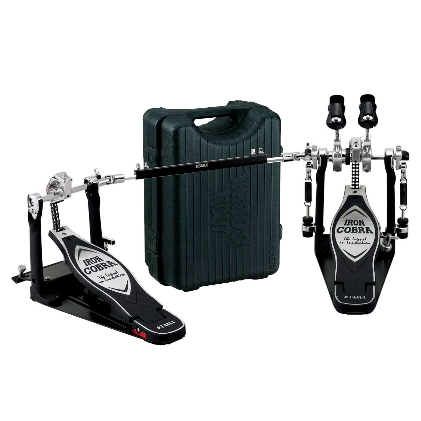 Pedal Duplo Tama HP900PWN Iron Cobra Com Case | 100% Batera Drum