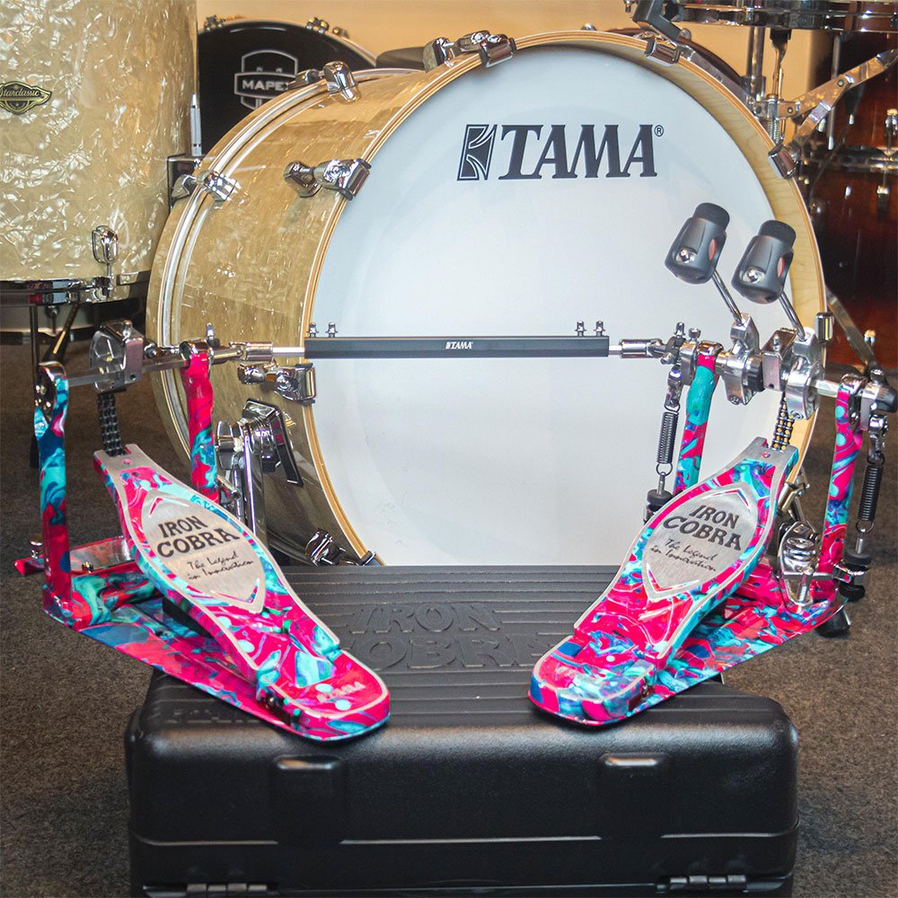 Pedal Duplo Tama Iron Cobra HP900RWMCS Rolling Glide Edição Limitada  Aniversario 50 Anos | 100% Batera Drum Shop | Bateria Como um Estilo de Vida