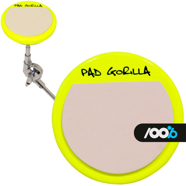 Pad de Estudo Gorilla 4" Mini Pad Com Rosca Amarelo Neon (Lançamento)