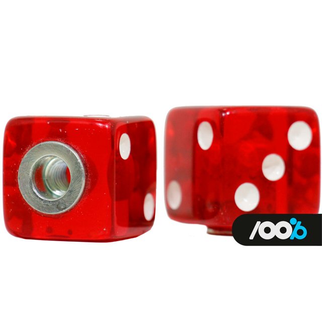 Borboleta Para Prato Gorilla Dado Acrílico Vermelho 8mm 2 Unidades