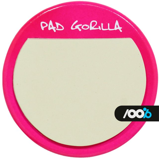 Pad de Estudo Gorilla 4" Mini Pad Com Rosca Rosa Neon (Lançamento)