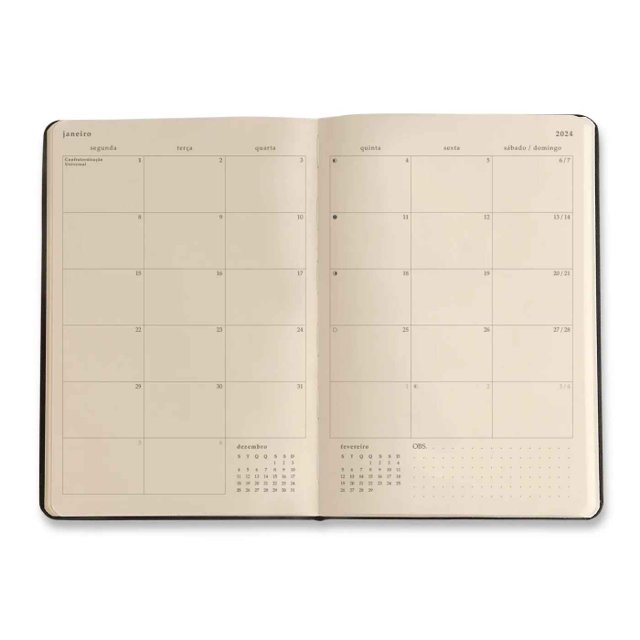 Planner 2024 Joia Natural 14x21 Insecta Dia - Cícero - Cícero