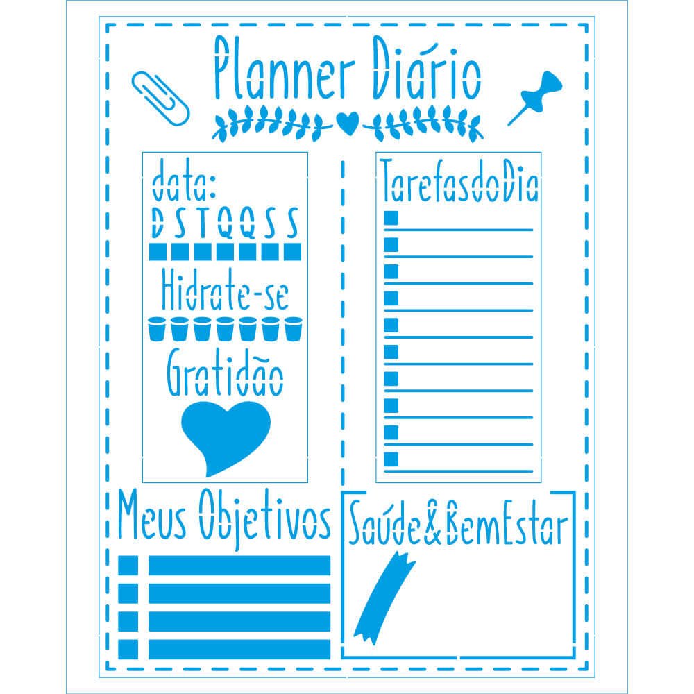 Happy Planner Journaling Stencils 3/Pkg