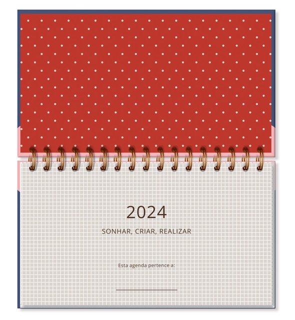 Agenda Mini Buquê 2024 - Fina Ideia