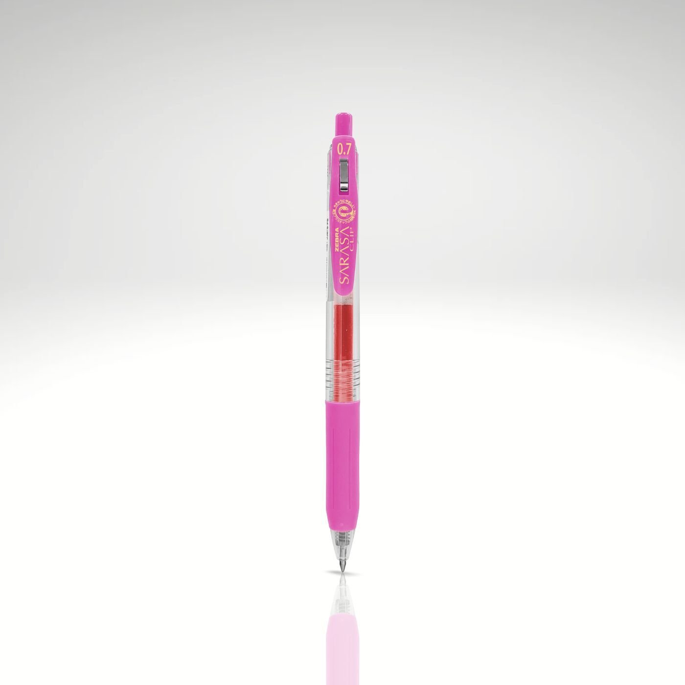 Caneta Gel Sarasa Clip Retrátil 0.7mm Zebra | Escrita Colorida