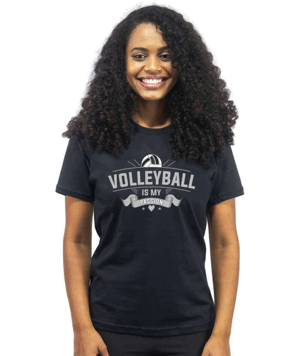 Camiseta Vôlei Volleyball Is My Passion Preta - Feminina