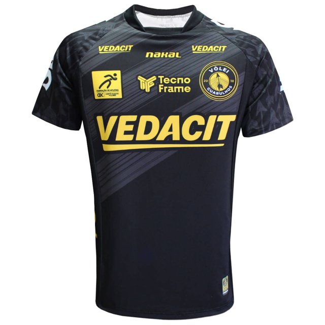 Camisa de Vôlei Guarulhos 2023/24 Preta - Masculina