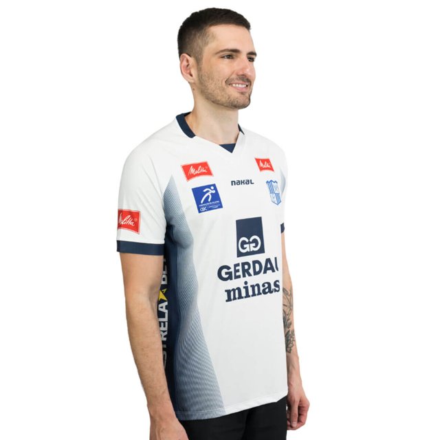 Camisa de Vôlei Gerdau Minas 2023/24 Branca - Masculina