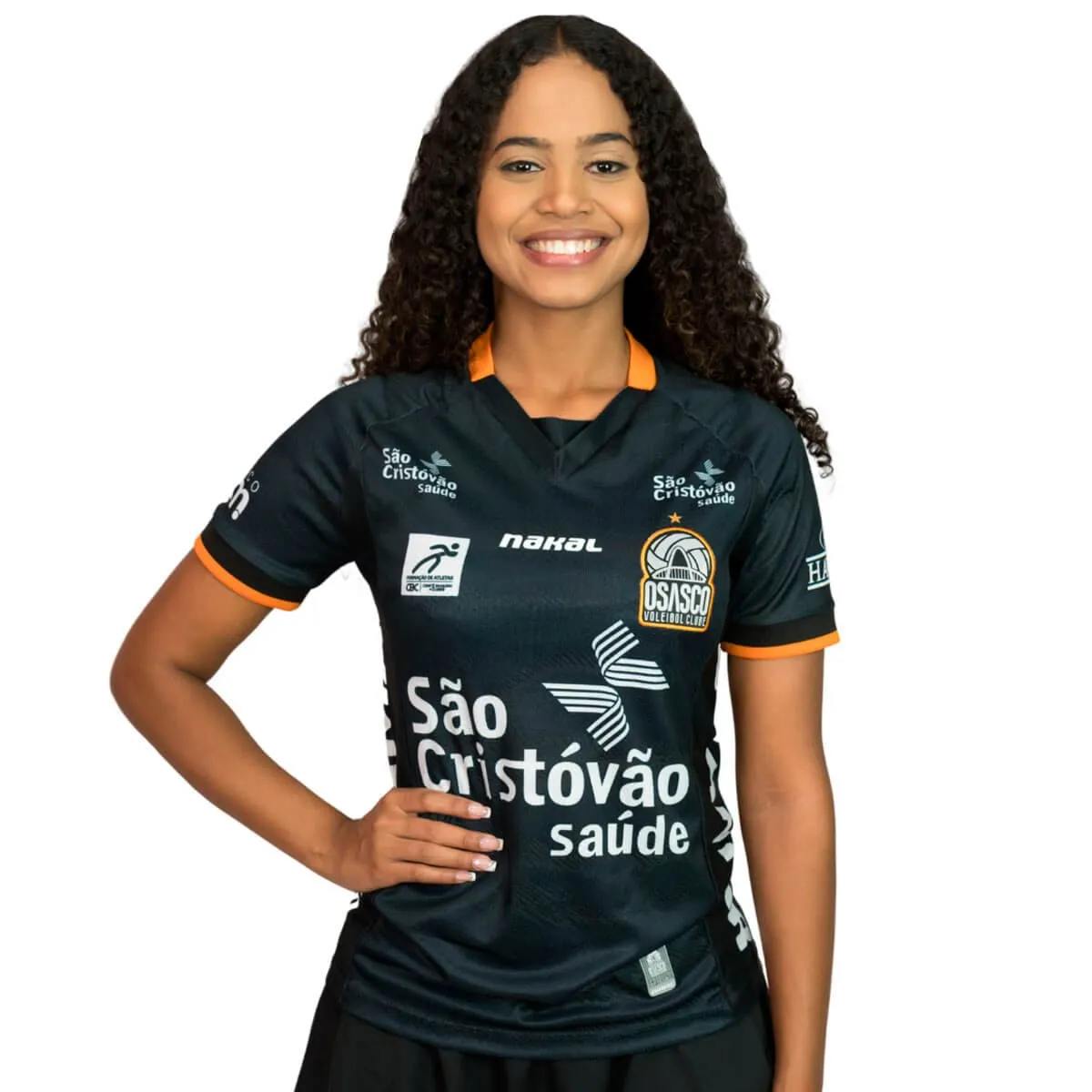 Camisa de Vôlei Osasco 2024/25 Preta Feminina I Saque Viagem