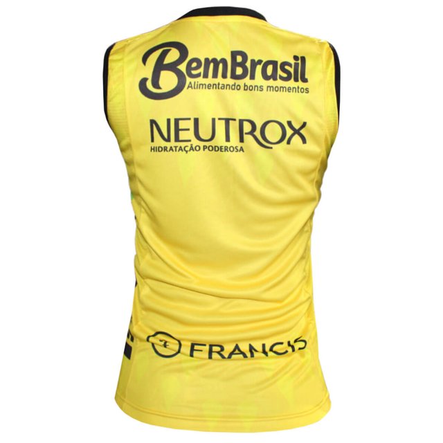 Camisa de Vôlei Praia Clube 2023/24 Amarela - Feminina