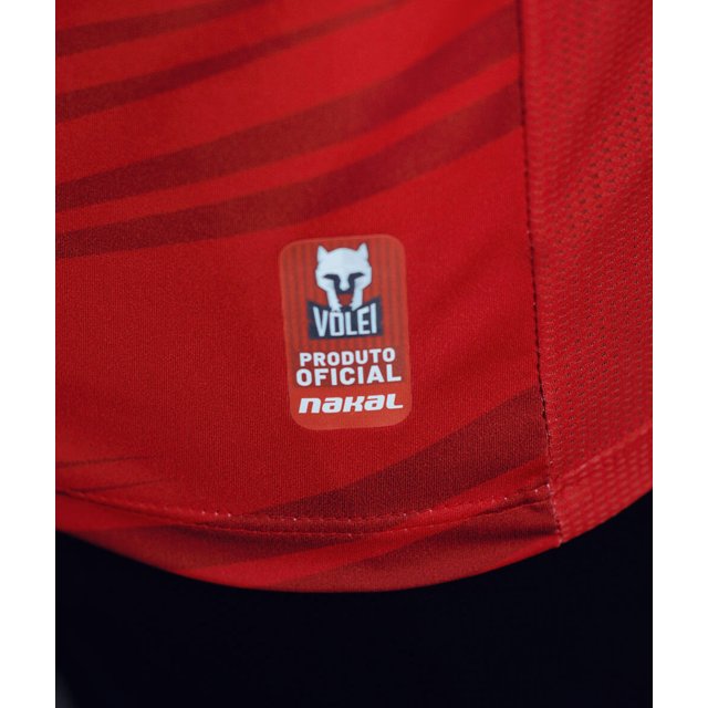 Camisa de Vôlei do Sesi Bauru 2023/24 Vermelha - Masculina