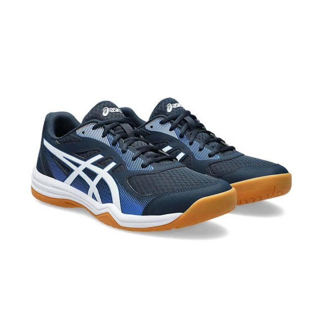 Tênis para Vôlei Asics Upcourt 5 Preto e Azul