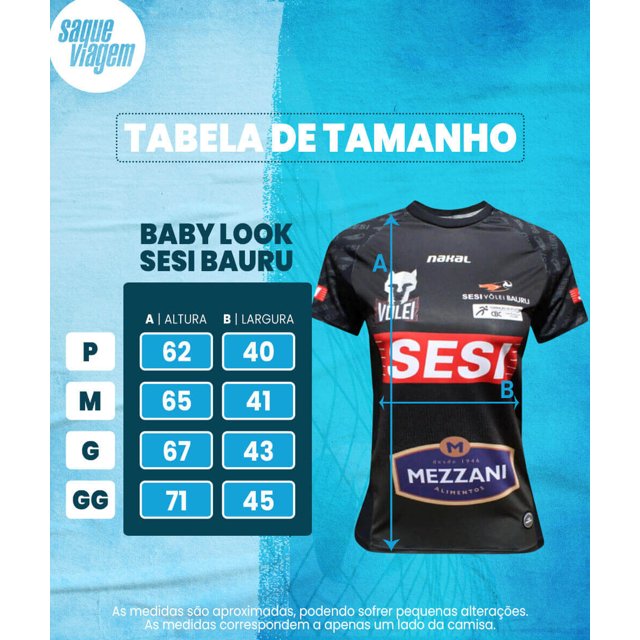 Camisa de Vôlei do Sesi Bauru 2022/23 Preta - Feminina