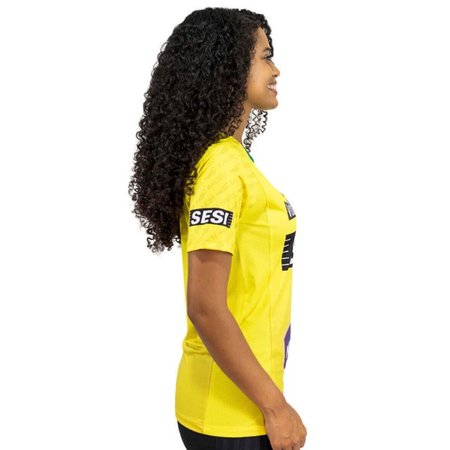 Camisa de Vôlei do Sesi Bauru 2022/23 Amarela - Feminina