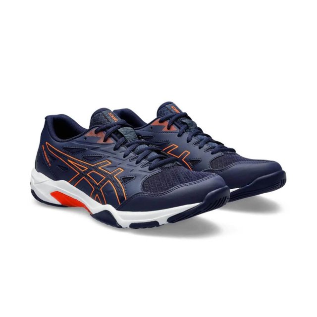 Tênis para Vôlei Asics Gel Rocket 11 Marinho e Laranja