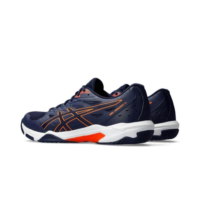 Tênis para Vôlei Asics Gel Rocket 11 Marinho e Laranja