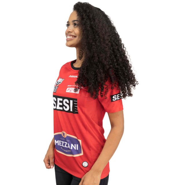 Camisa de Vôlei do Sesi Bauru 2022/23 Vermelha - Feminina