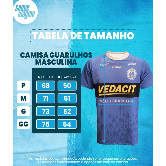 Camisa de Vôlei Guarulhos 2023/24 Treino - Masculina