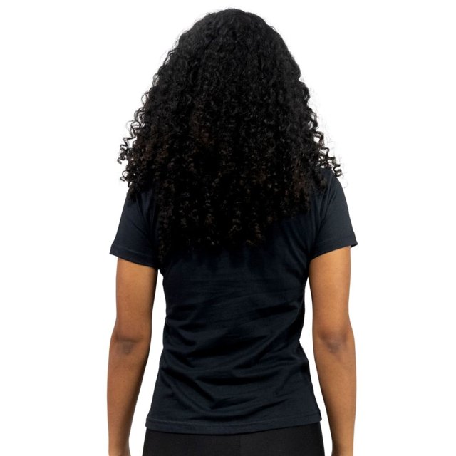 Camiseta de Vôlei Escudo Voleibol Preta - Feminina