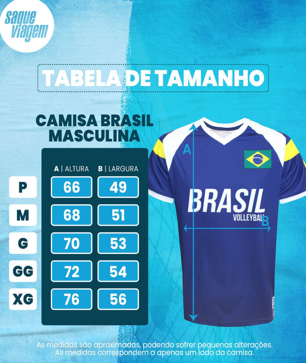 Camisa de Vôlei Brasil Retrô 1996 Atlanta Marinho - Masculina