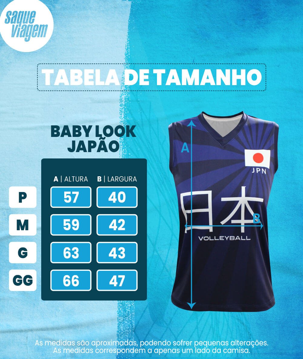 Camisa de Vôlei Japão 2023/24 Marinho - Feminina