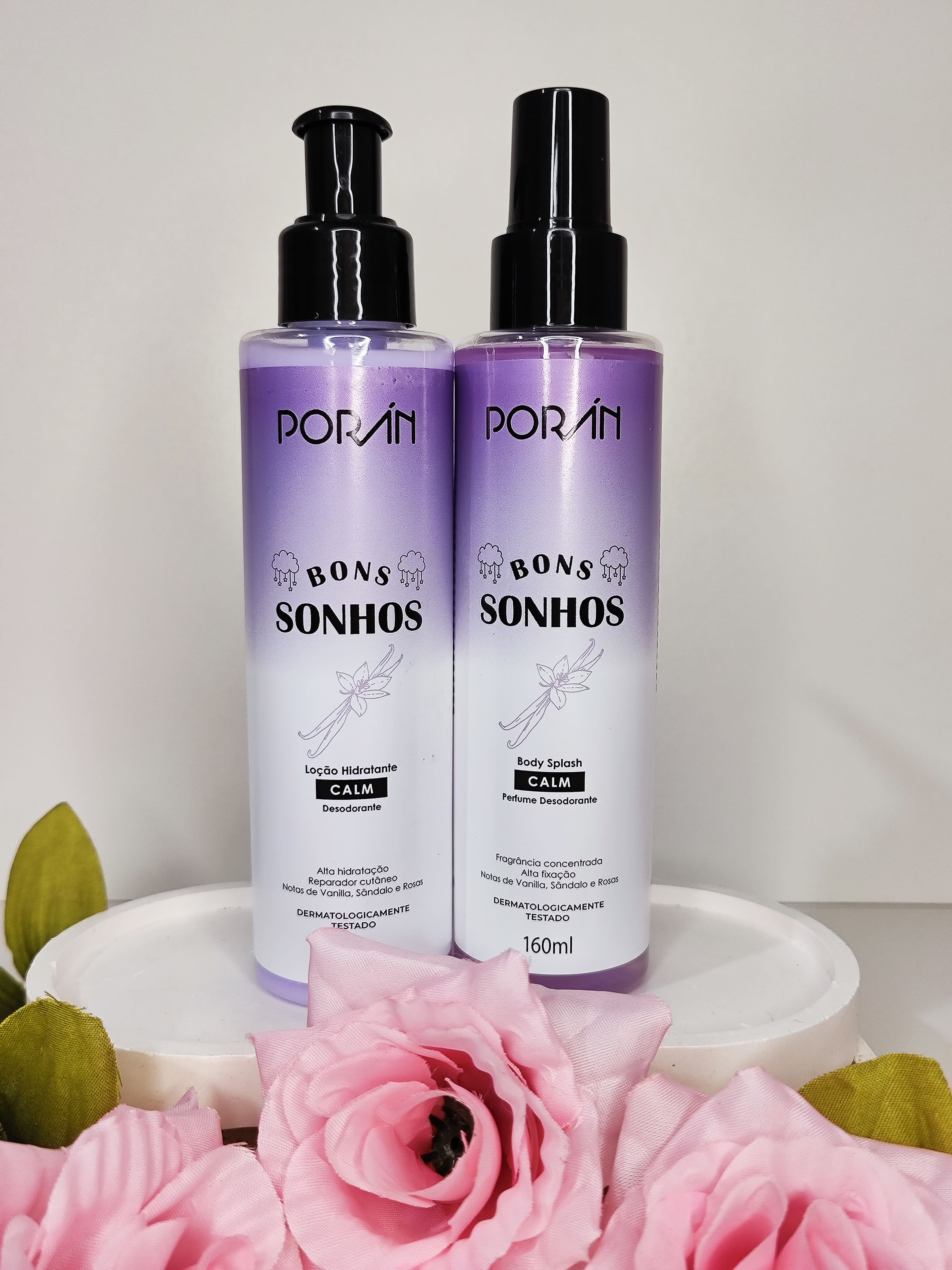 Kit Bons Sonhos Calm Porán | Body Splash + Hidratante Corporal | Tudo ...