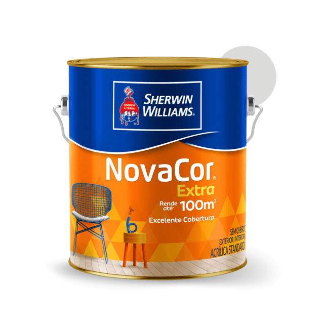 Tinta Acrílica Calopsita Fosco Novacor Extra Standard 3,6 Litros ...