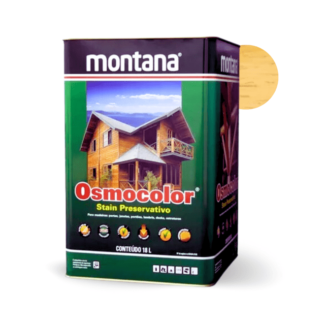Osmocolor Stain Transparente 18L Montana Química