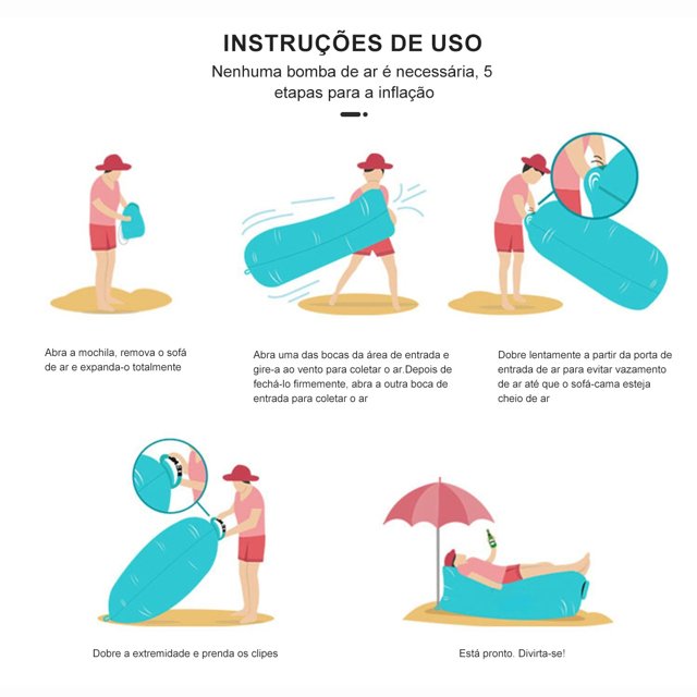 Sofá boia Inflável Rosa | INOVAX SOLUTION