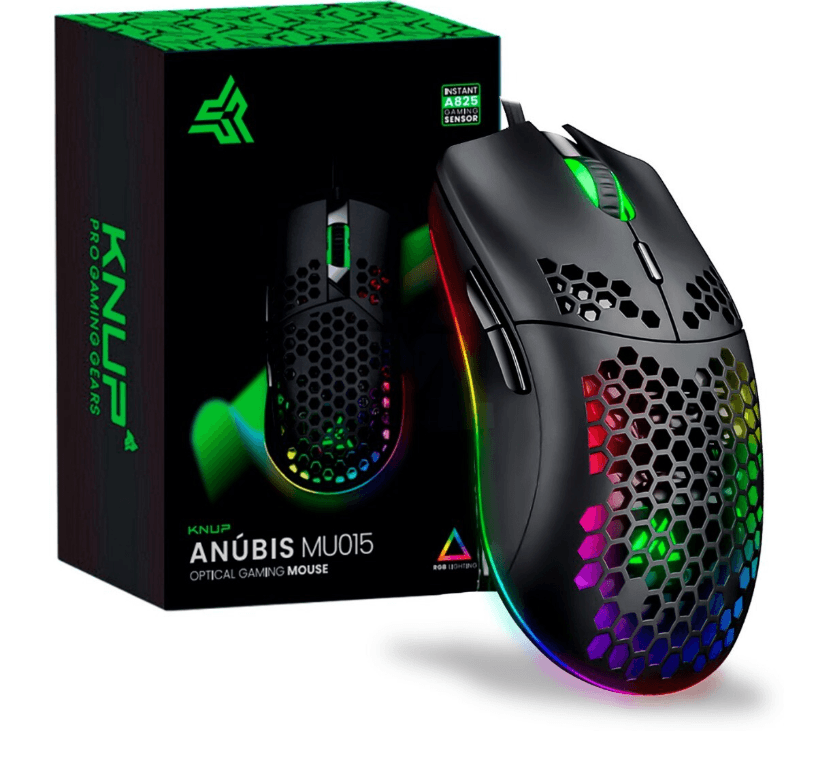 Mouse Gamer Anúbis 12800 Dpi 7 Botões Led RGB KNUP - KP-MU015 | INOVAX ...