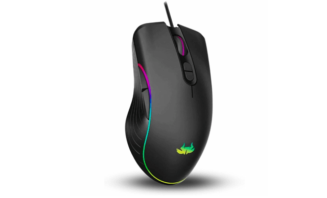 Mouse Gamer LED com 7 Botões USB 7200 DPI KNUP - KP-MU011 | INOVAX SOLUTION