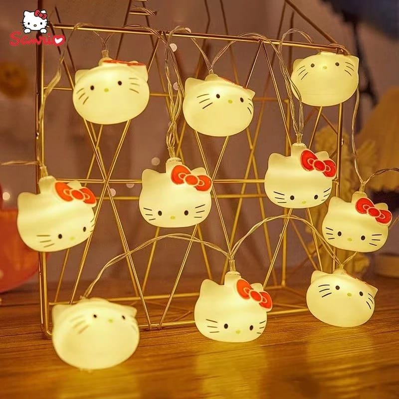 Luminária Hello Kitty para Decoração c/ Luz Amarela 2m | @Mimosstori