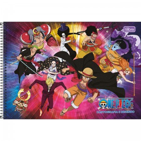 Caderno de Cartografia e Desenho One Piece 80 Fls - Tilibra