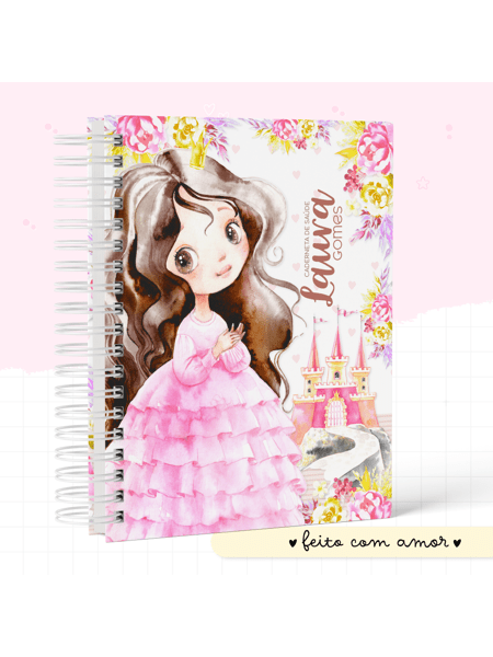 Caderneta de Saúde - Princesa Menina
