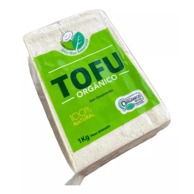 Tofu Orgânico Natural 1 kg Sítio Boa Esperança