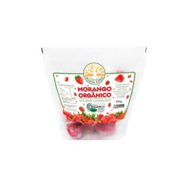 Morango Orgânico Congelado 440g Fazenda Guata Porã