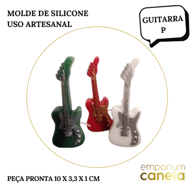 Molde de Silicone - Guitarra P