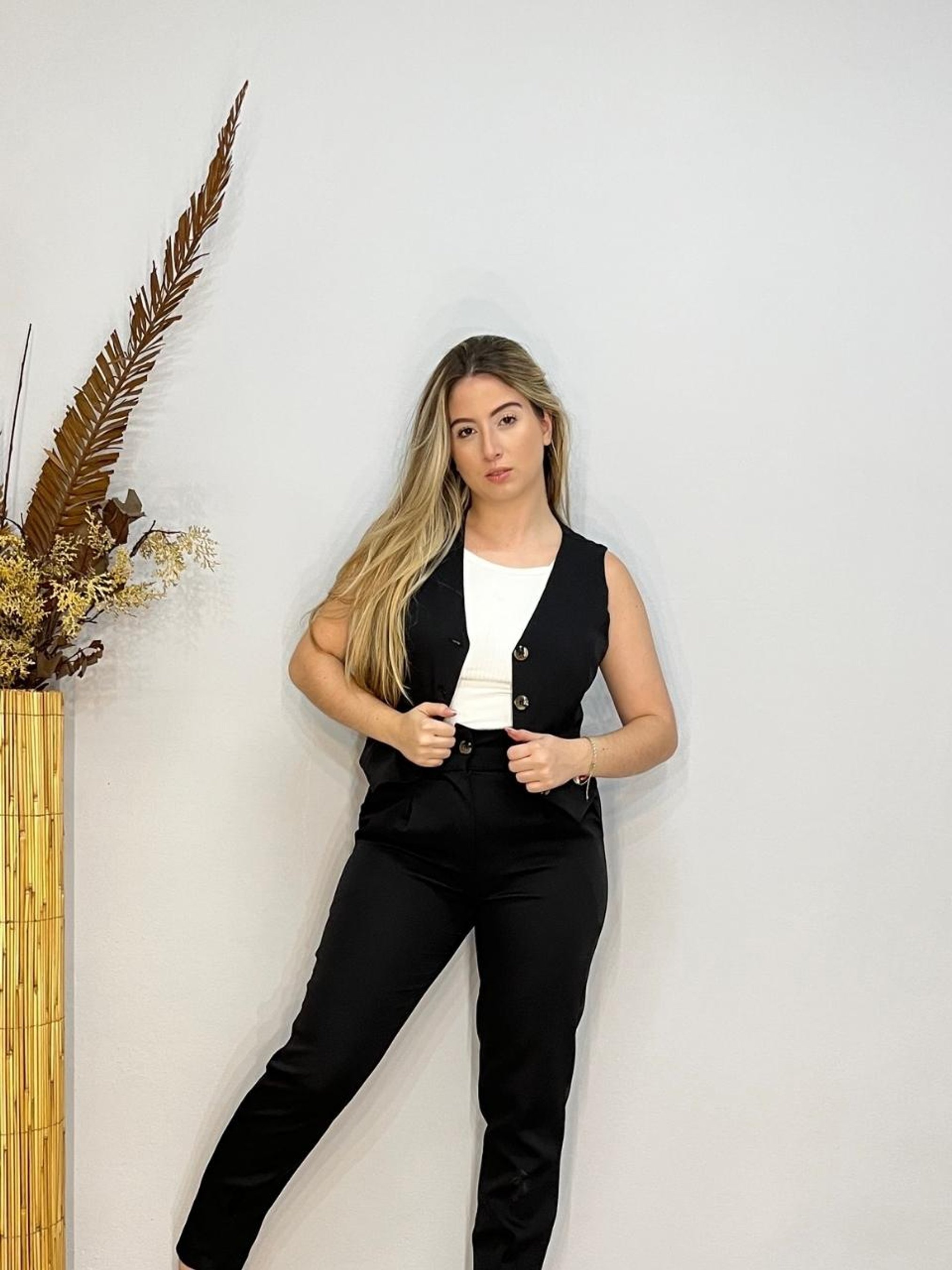 Colete Alfaiataria Nozinho Costa Look Belle