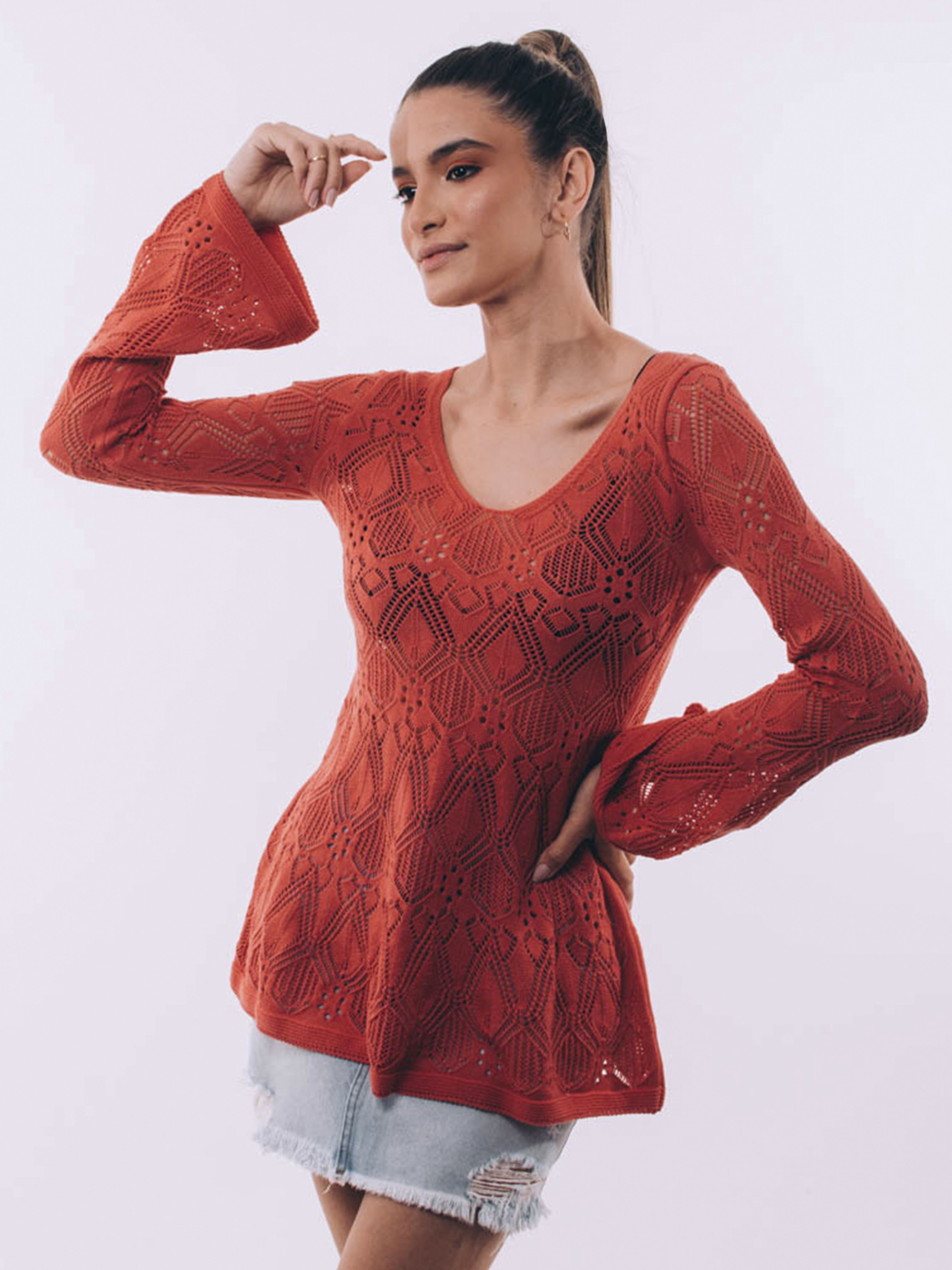 Modelo de blusa sales boca de sino