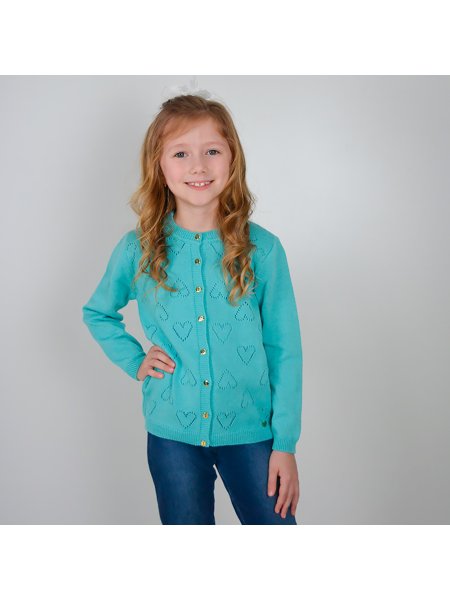 cardigan verde claro