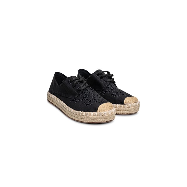 Sapatilha Espadrille Vizzano Preto Sandália Anabela Vizzano