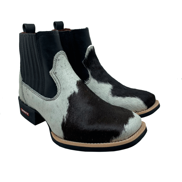 Botina cara deals de vaca masculina