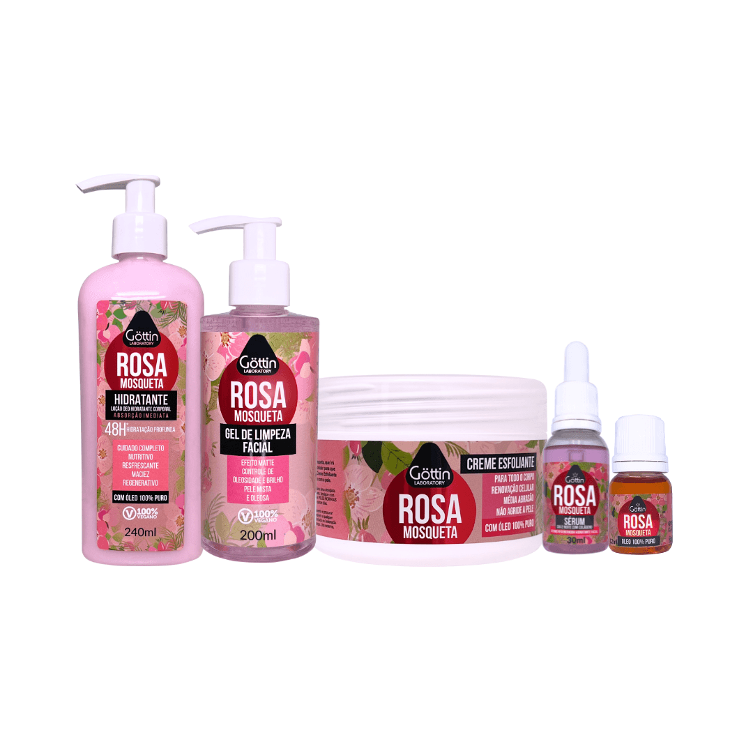 Kit Skin Care Rosa Mosqueta Göttin 100% vegano | HairFly
