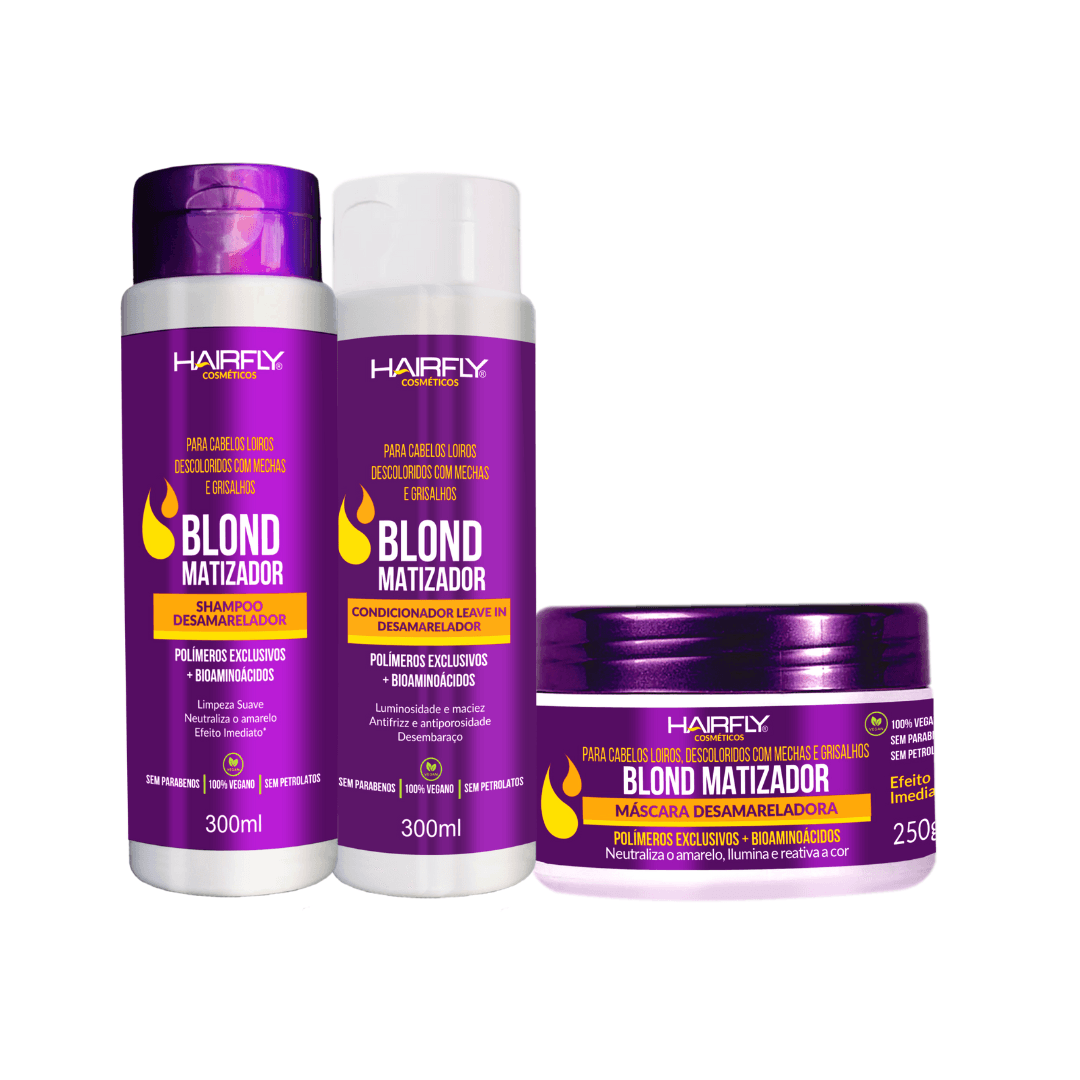 Kit Desamarelador Blond Matizador | HairFly