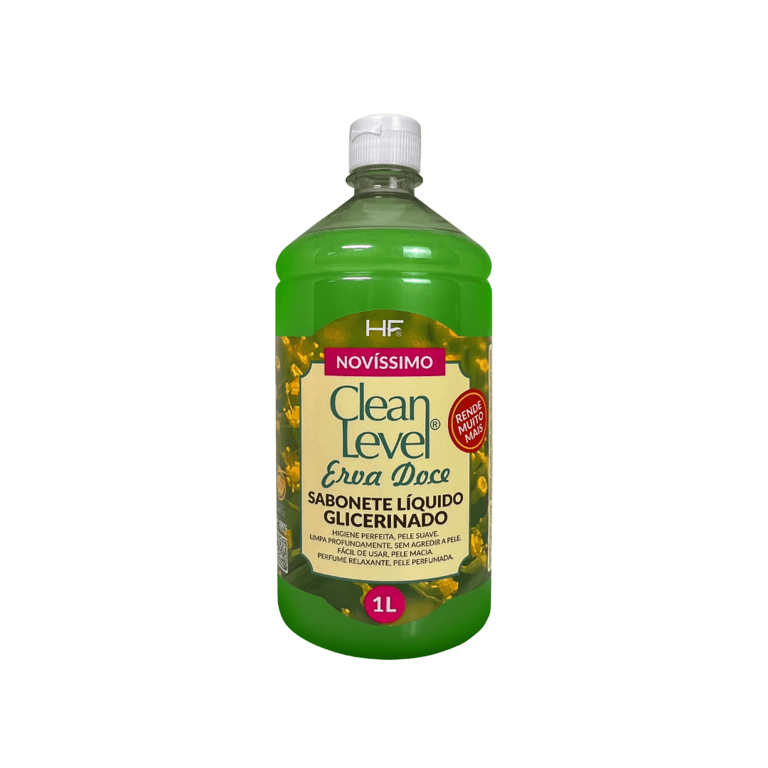Sabonete Líquido Clean Level Erva Doce 1L | HairFly
