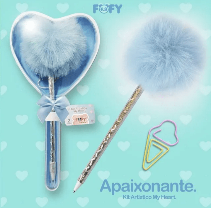 Kit Artístico My Heart - FOFY | Papelaria Hello Paper