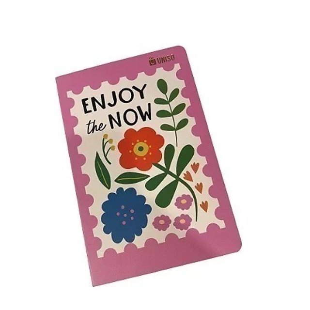 Caderneta Brochura Enjoy Now - Uniso | Papelaria Hello Paper